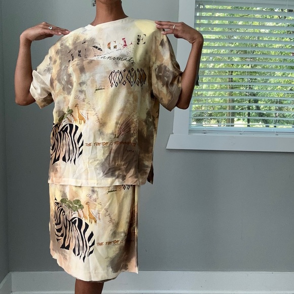 Silk skirt set - Picture 2 of 6